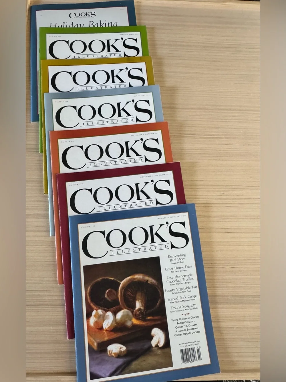 Cook’s Illustrated Lot of 6 plus a Holiday Bonus Edition